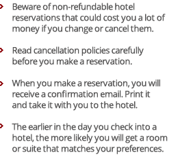Hotel Guides tips