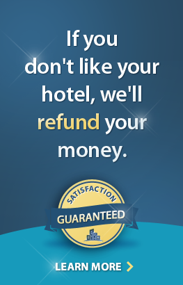 If you don't like your hotel, we'll refund your money.